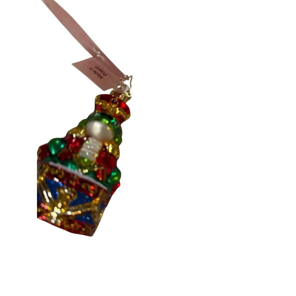 Vintage Christopher Radko Ribbit Rhythm Little Gem Blown Glass Ornament - Picture 4 of 4